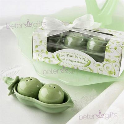 Wedding - Thank You Gifts Peas in a Pod Salt,Pepper Shakers TC002 #beterwedding