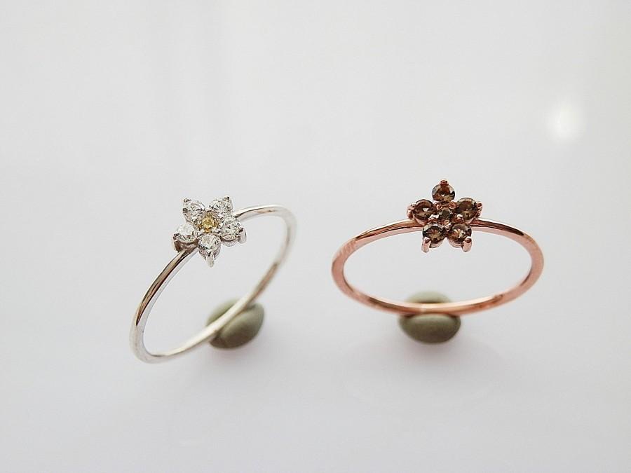 زفاف - Daisy Ring - Silver Ring - Dainty Jewelry - Everyday Jewelry - Flower Ring - Thin Ring - Minimalist Ring - Stacking Ring - Gift For Her