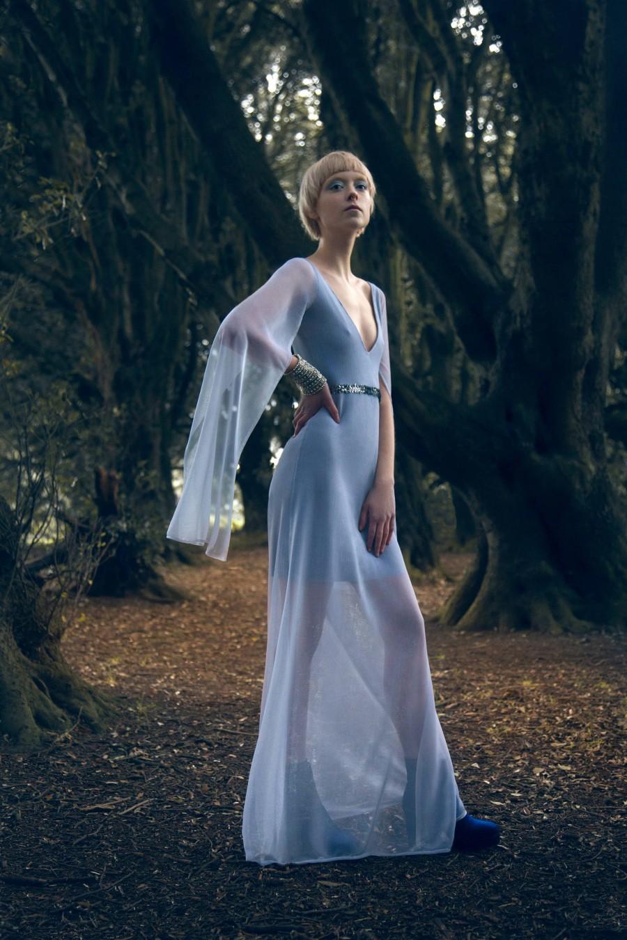 Hochzeit - Stormborn Dress, Silver, Mesh, Bridesmaid, Bridal, Game of Thrones, Alternative, Gothic, Edgy, Evening Wear, Formal, Sequins