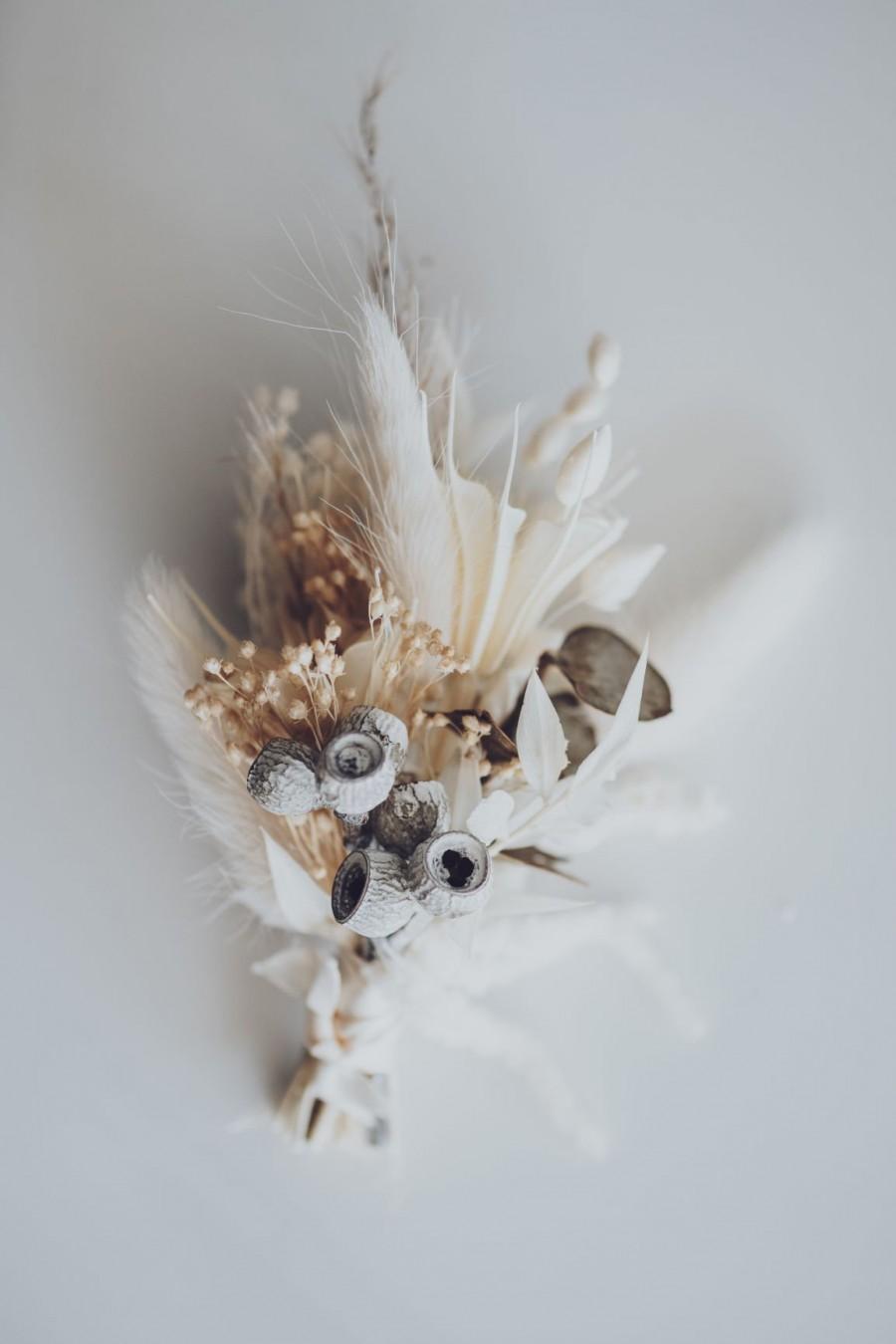 Wedding - Dried + Preserved Boutonniere