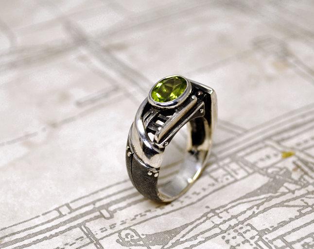 زفاف - Modern engagement ring  "Certitudondum" 