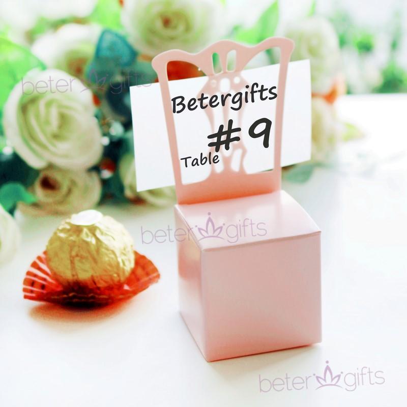 Mariage - #beterwedding 喜糖盒婚禮用品凡爾賽雪紗袋藍色椅子糖盒包裝紙TH005