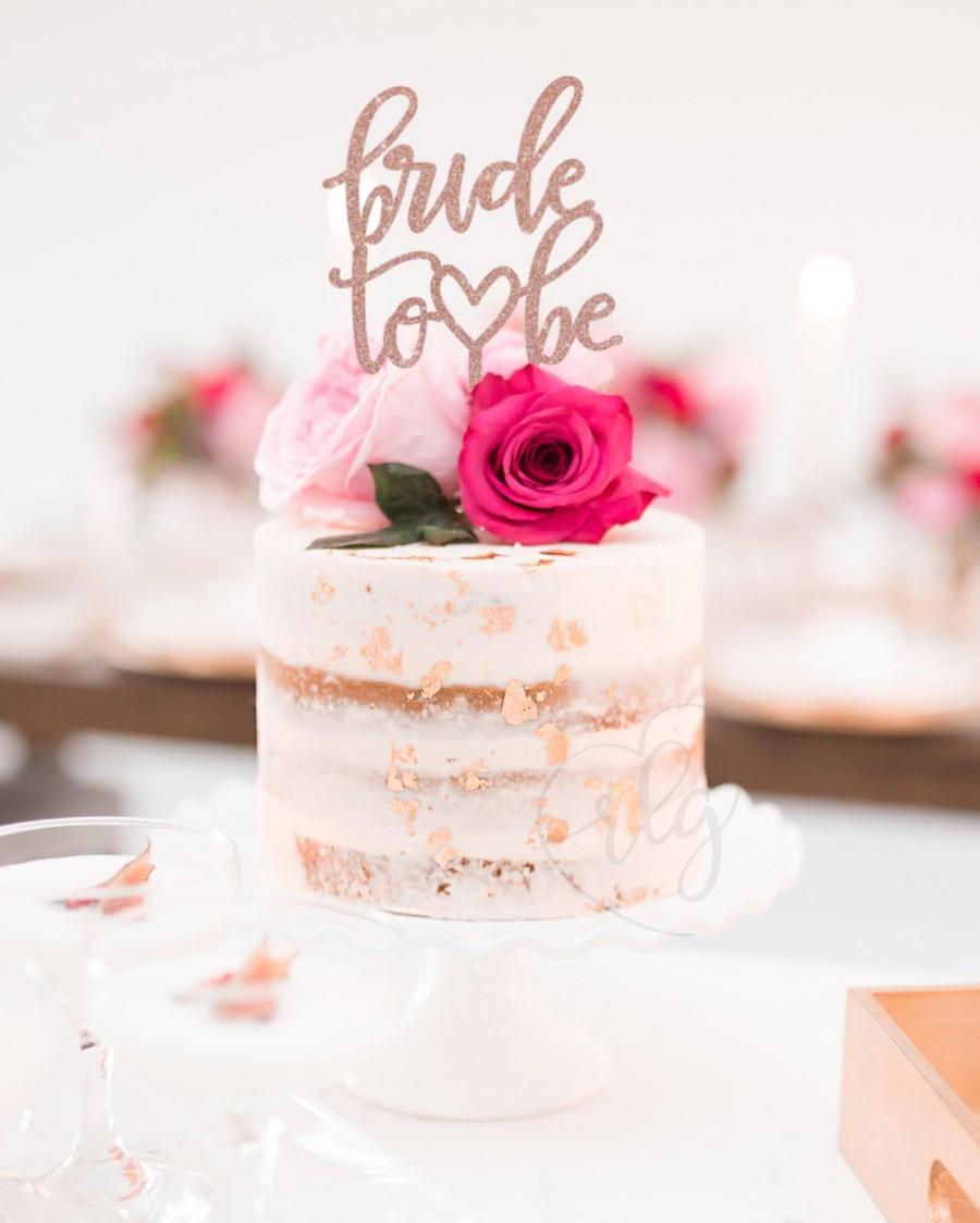 Свадьба - bride to be cake topper, bridal shower cake topper, custom cake topper, bachelorette cake topper, engagement cake topper, cake topper