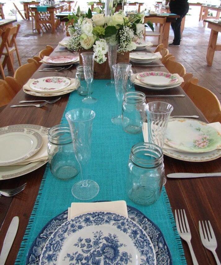 زفاف - Burlap Runner 16" 18" or 20" Extra Wide Table Runners Rustic Wedding Decorations Shower Table Settings Custom Sizes Available