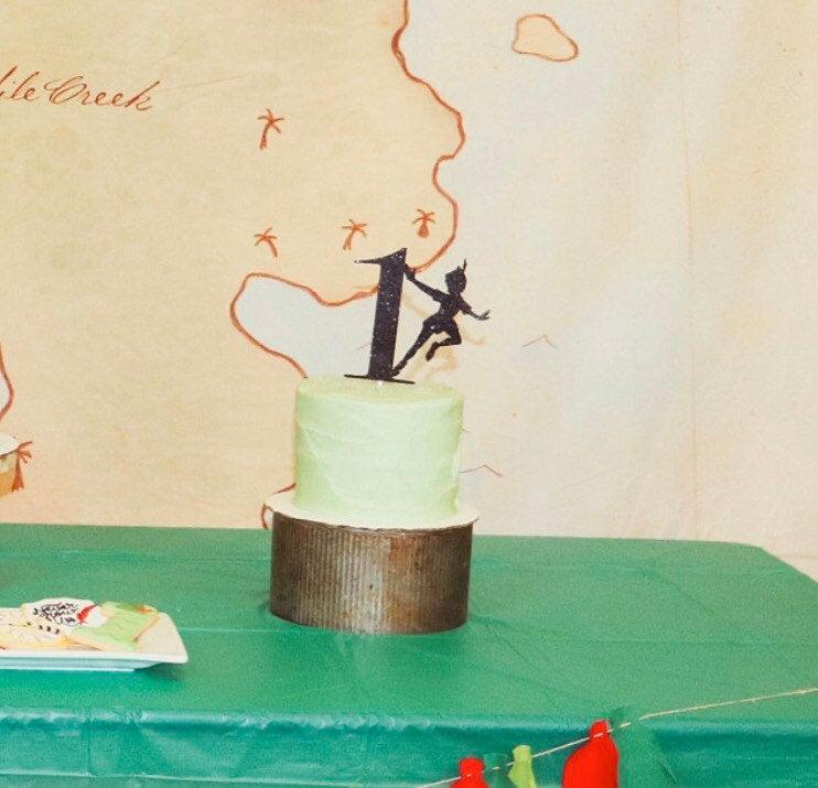Свадьба - Peter Pan Smash Cake Topper, Peter Pan Cake Topper, Peter Pan First Birthday