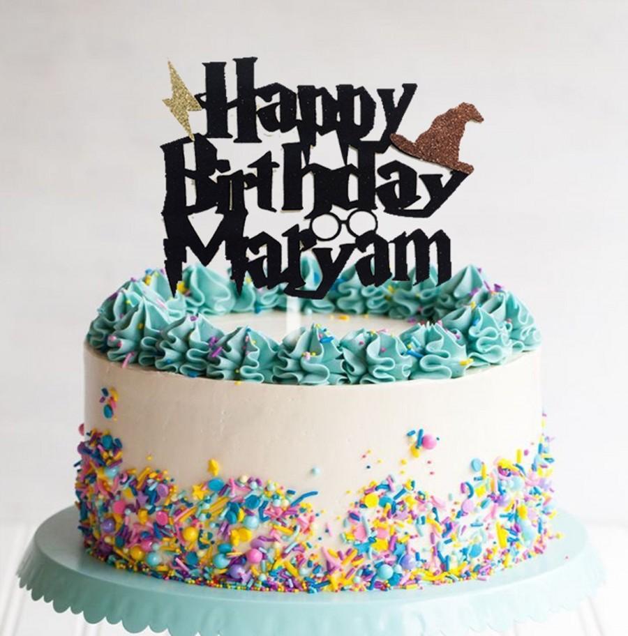 Mariage - Harry Potter Custom Cake Topper 