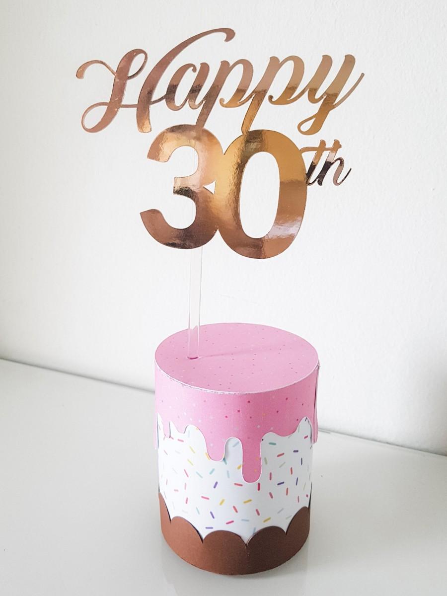 Mariage - Cake Topper 30th 