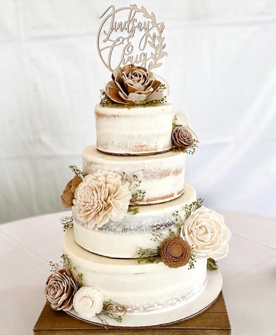 Mariage - DIY Cake Flowers, Sola Wood Cake Flowers, Cake Topper, Loose Cake Flowers, Cake Greenery, Custom Colors, Custom DIY Cake Flowers, Cake Decor