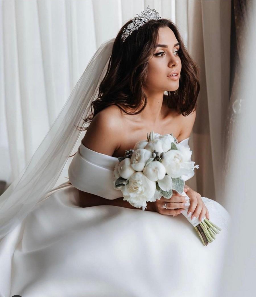 زفاف - Silver Bridal Hair Accessories, Wedding Hair Accessories, Wedding Jewellery for Brides, Bride Hair Accessories, Prom Tiara