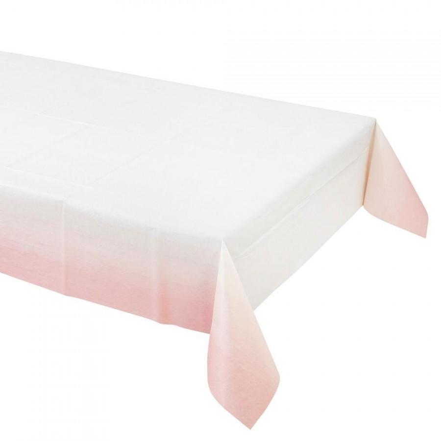 Wedding - Pink Ombre Table Cover - Blush