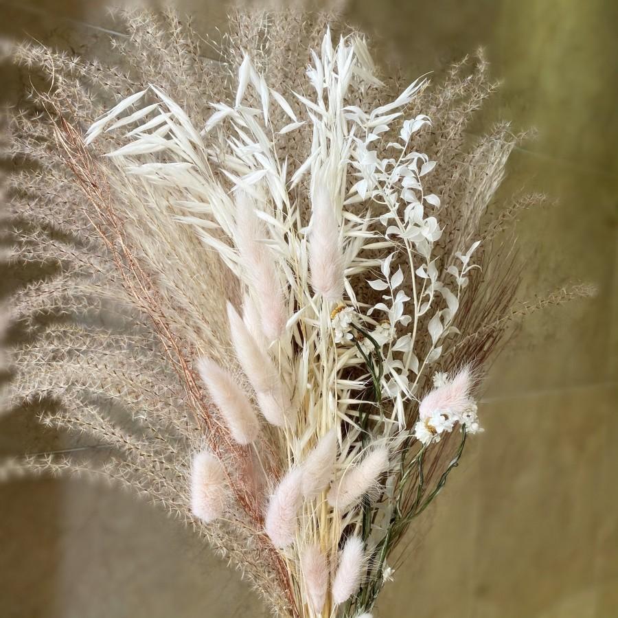 زفاف - The Pampas and Prairie Bouquet / Pampas Grass Dried Grasses Bouquet / Dried Flower Bouquet / Boho Bridal Bouquet-B10