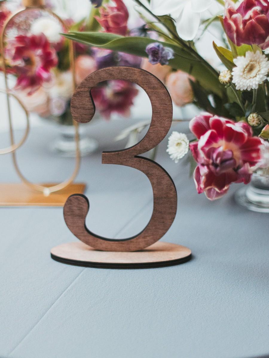 Mariage - Wedding Table Numbers from WeddingByEli - Rustic Wedding Decor - Wedding Table Decor