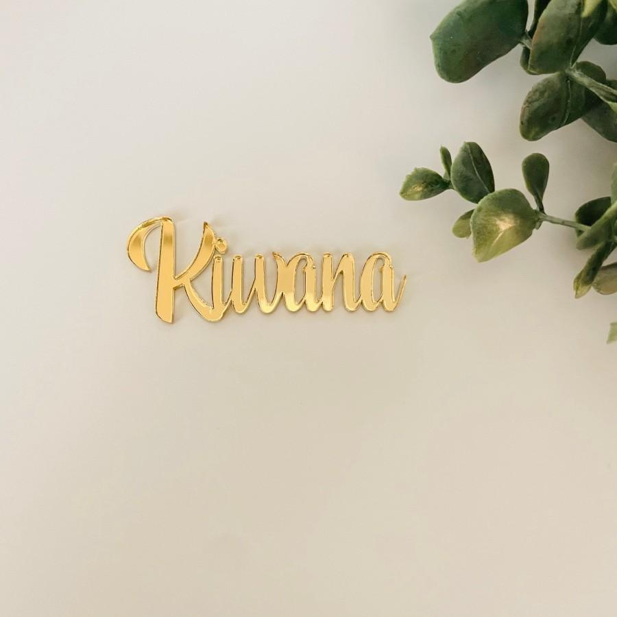 Wedding - Mini Acrylic name plates 