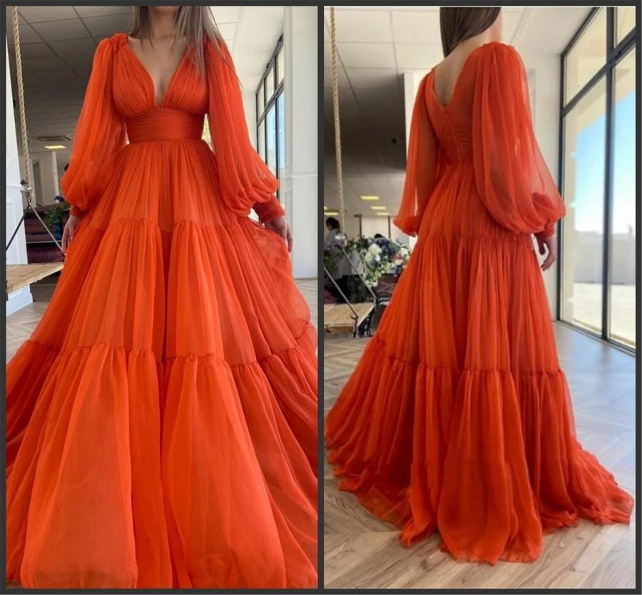 Mariage - prom dresses ball gown prom dresses Chiffon women’s prom dresses long cocktail party, african wedding reception dress,Graduation dress