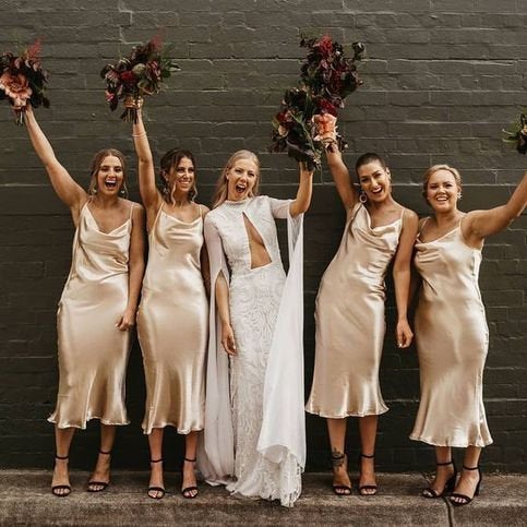 Mariage - Satin bridesmaid dress, wedding dress, bridesmaid dresses, custom dress, long dress