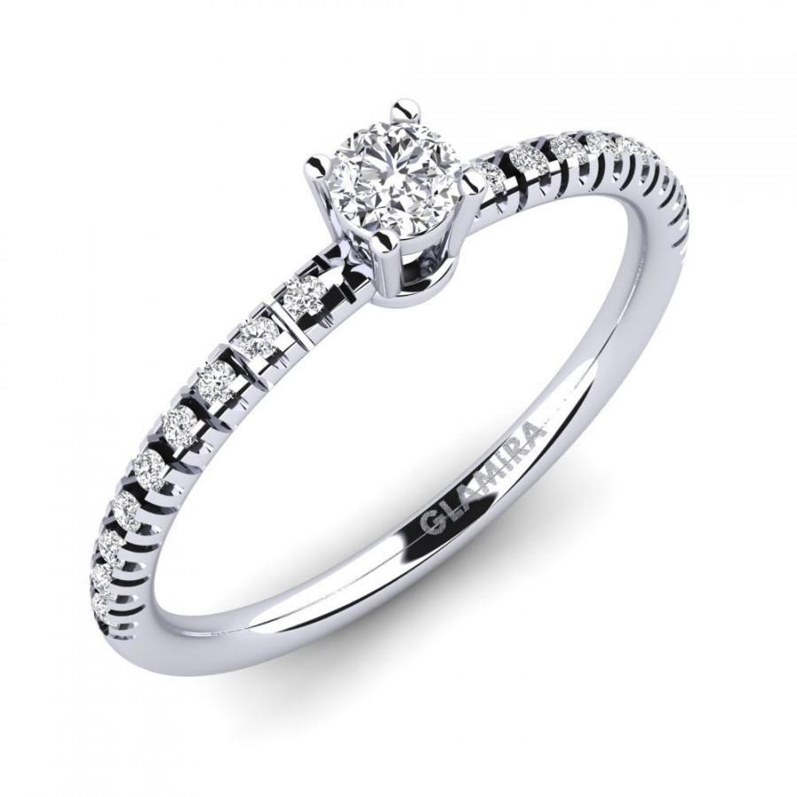 زفاف - Stunning Moissanite Ring for Her, 925 Sterling Silver Ring, Anniversary Ring, Birthday Gift, Wedding Ring