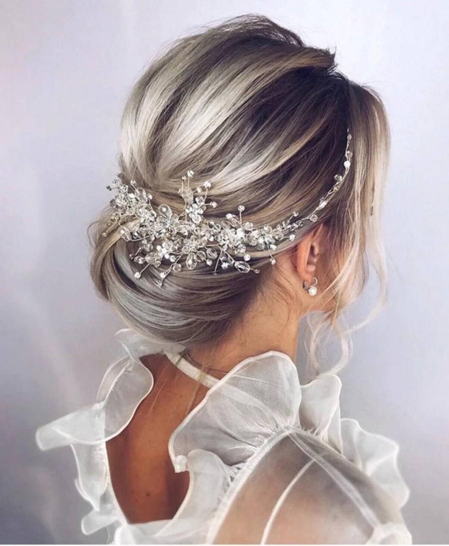زفاف - Bridal Bridesmaid Hair Comb•Bridesmaid Hair Pin•Bridal Hair Pin•Bridal Hair Accessories.Pearl Hair Clip•Wedding Hair Comb