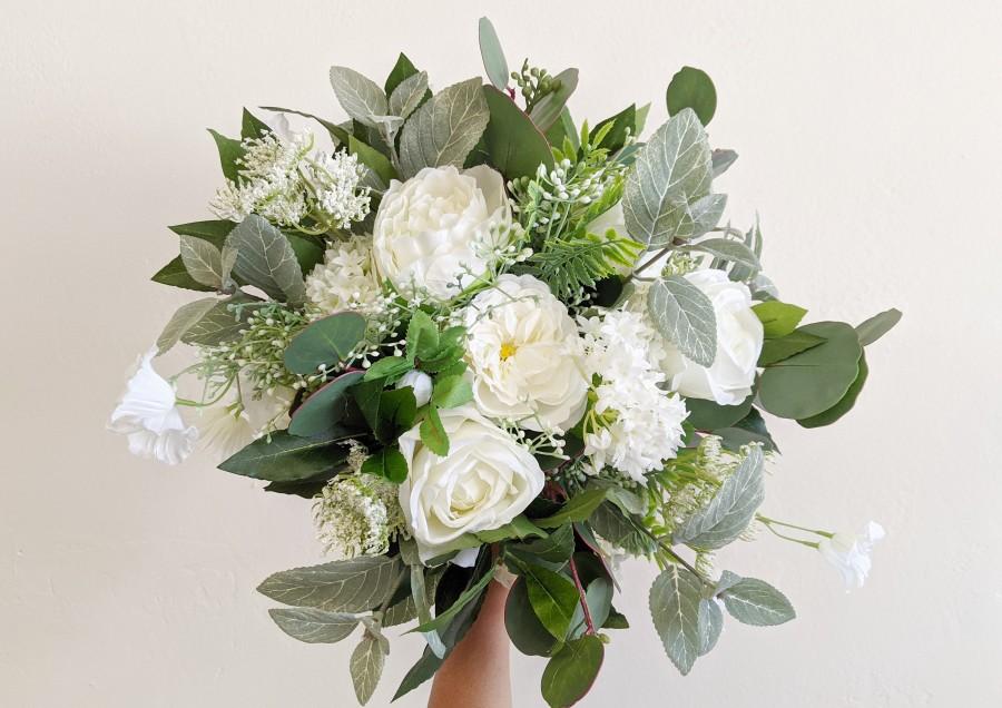 Wedding - Wedding Bouquet, Bridal Bouquet, Artificial Flower Bouquet, Silk Flower Bouquet,  Flower Bouquet, Wedding Flowers, Silk Flowers, Bouquet