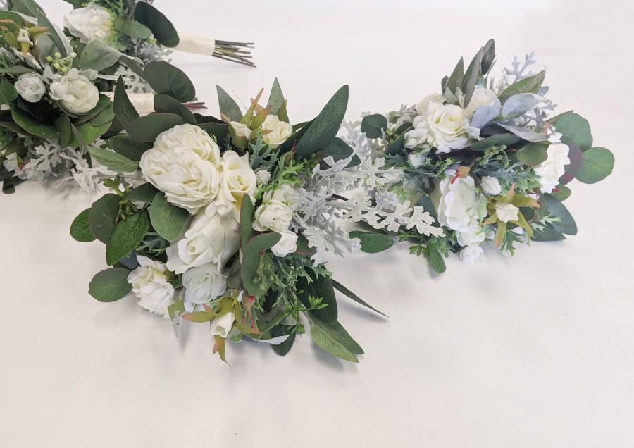 Mariage - Wedding Bouquet, Bridal Bouquet, Artificial Flower Bouquet, Silk Flower Bouquet,  Flower Bouquet, Wedding Flowers, Silk Flowers, Bouquet
