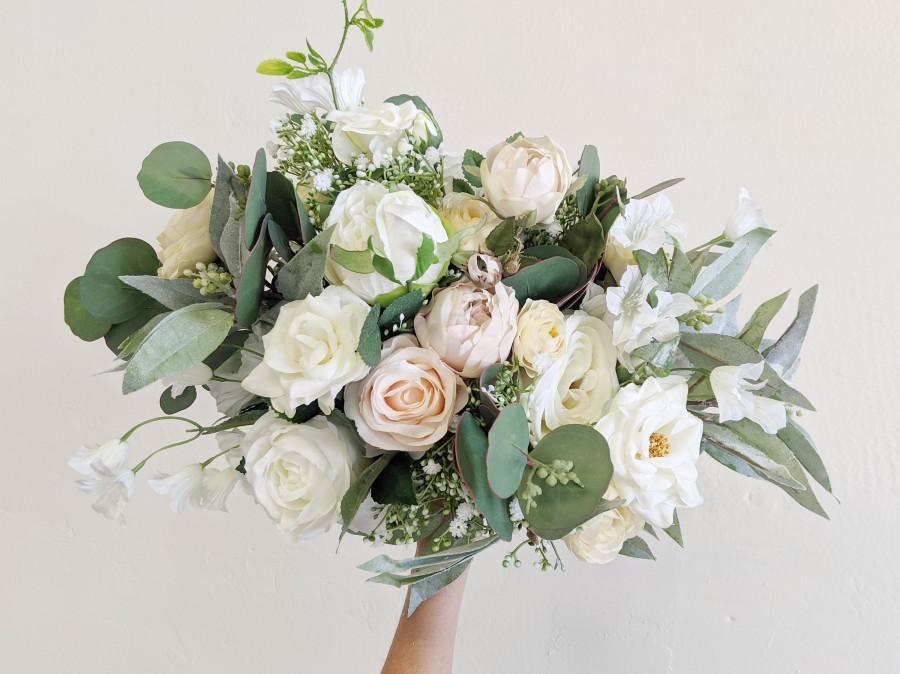 Mariage - Wedding Bouquet, Bridal Bouquet, Artificial Flower Bouquet, Silk Flower Bouquet,  Flower Bouquet, Wedding Flowers, Silk Flowers, Bouquet