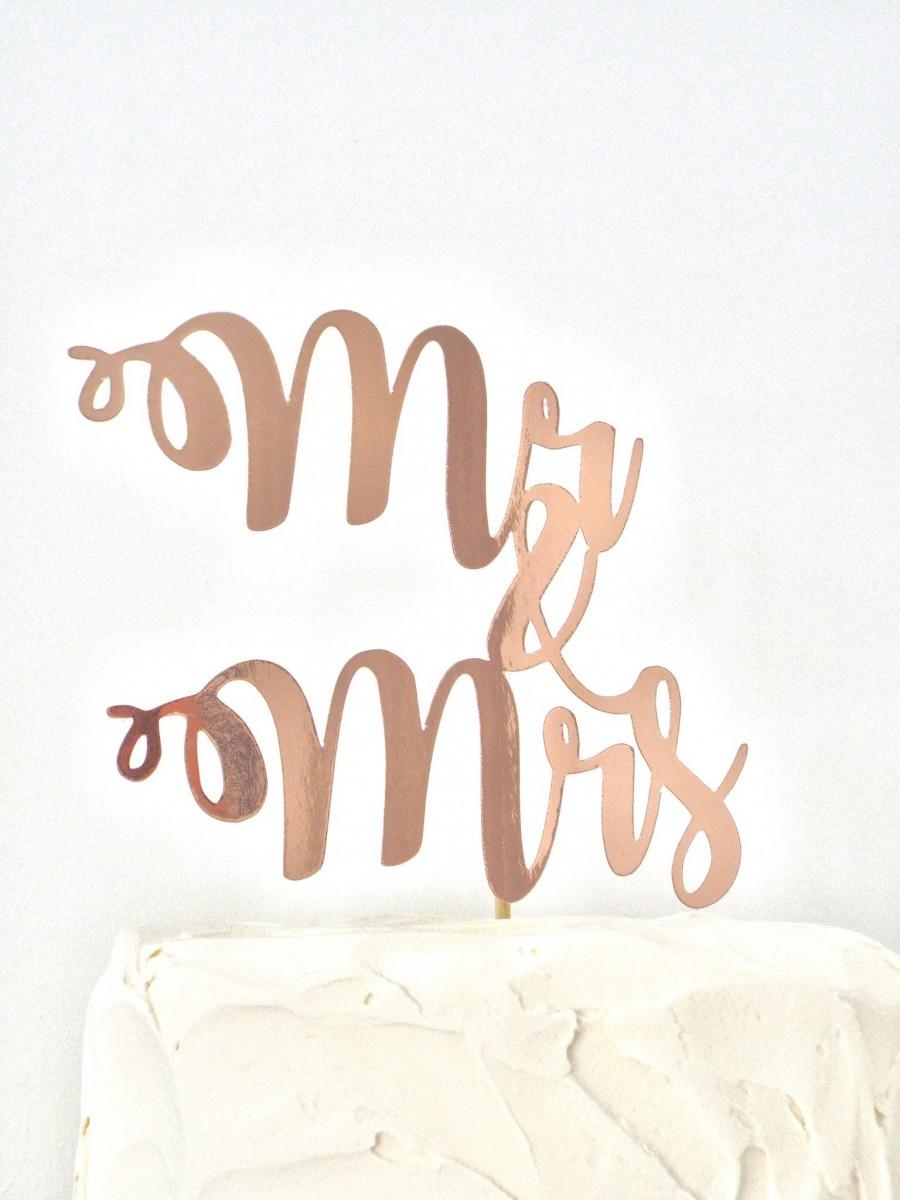 زفاف - Mr & Mrs Wedding Cake Topper