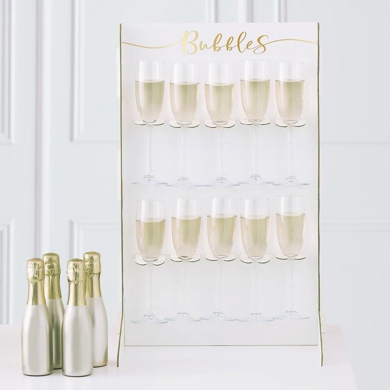 Wedding - Prosecco Wall Stand, Champagne Wall, Wedding Toast