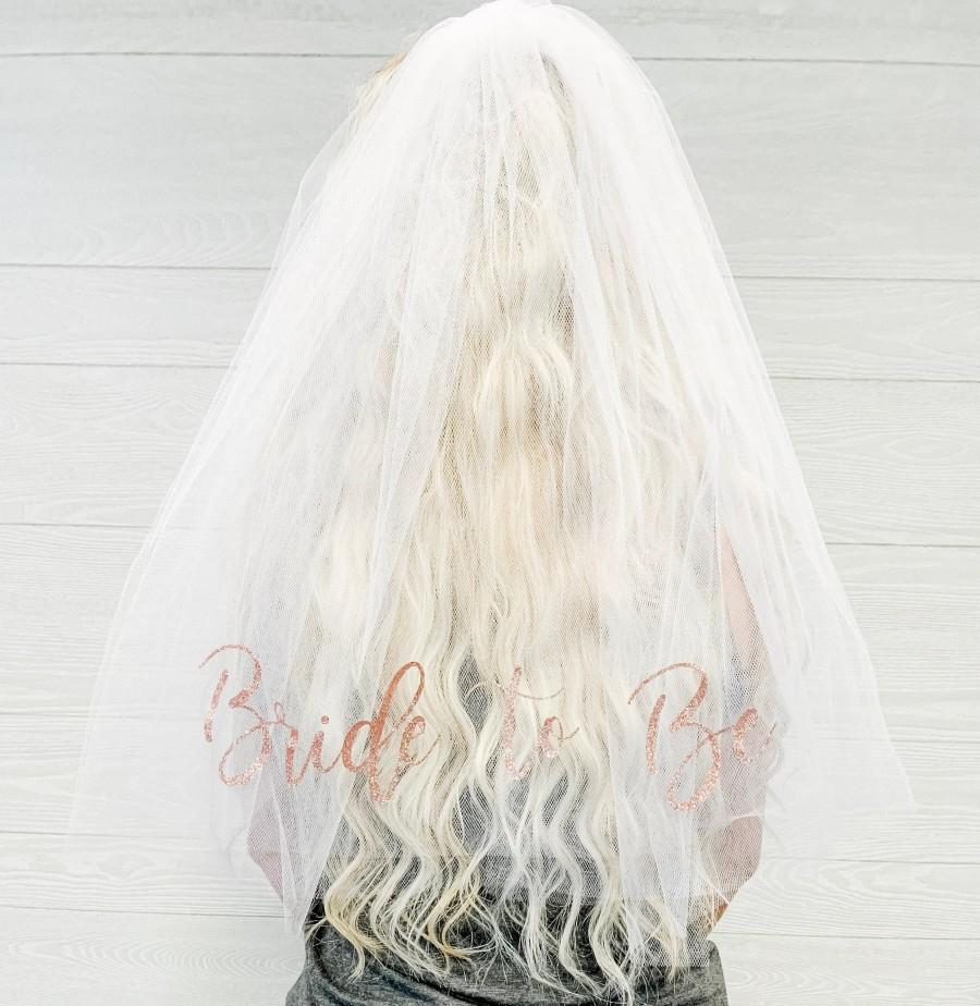Hochzeit - Bachelorette Veil - Bride To Be Veil - Future Mrs. Veil