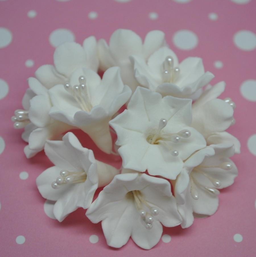 Свадьба - Gumpaste Agapanthus Bunch Flower for Cake Topper Lily of the Nile - African Lily