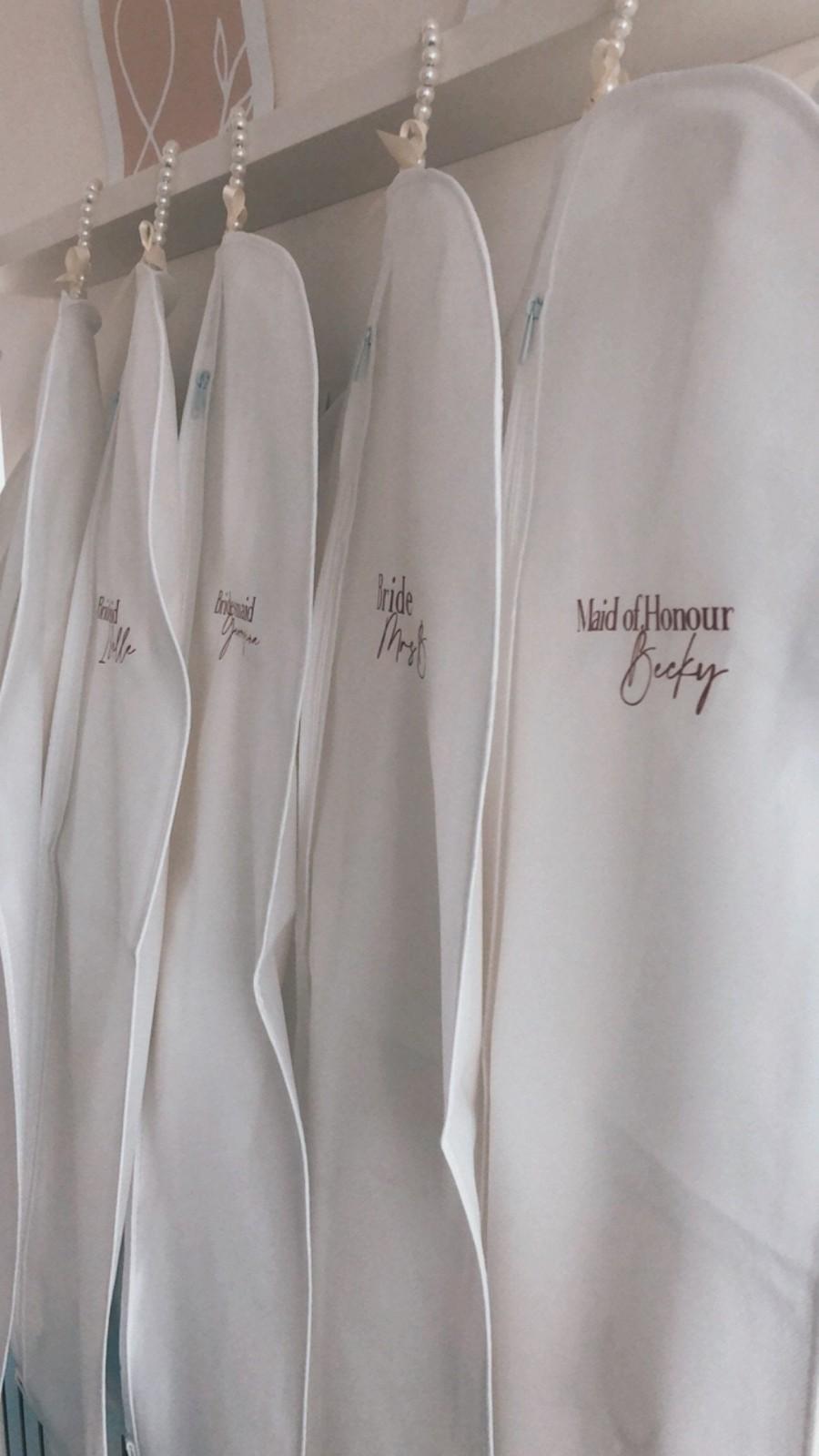 Hochzeit - Personlised Robe/ Dress covers