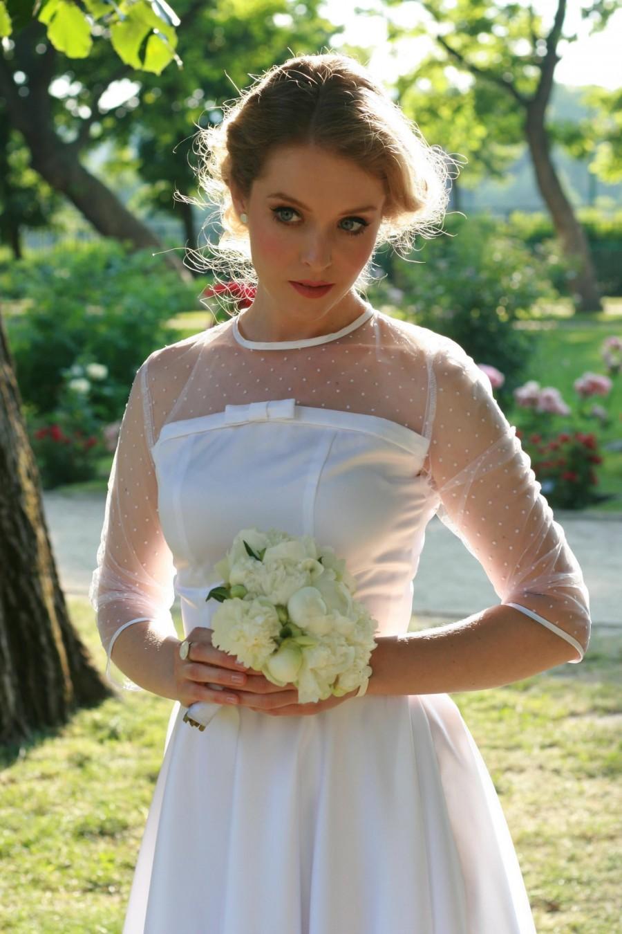 Mariage - Lana Wedding Dress: vintage style / pin-up / rockabilly bride dress by TiCCi Rockabilly Clothing