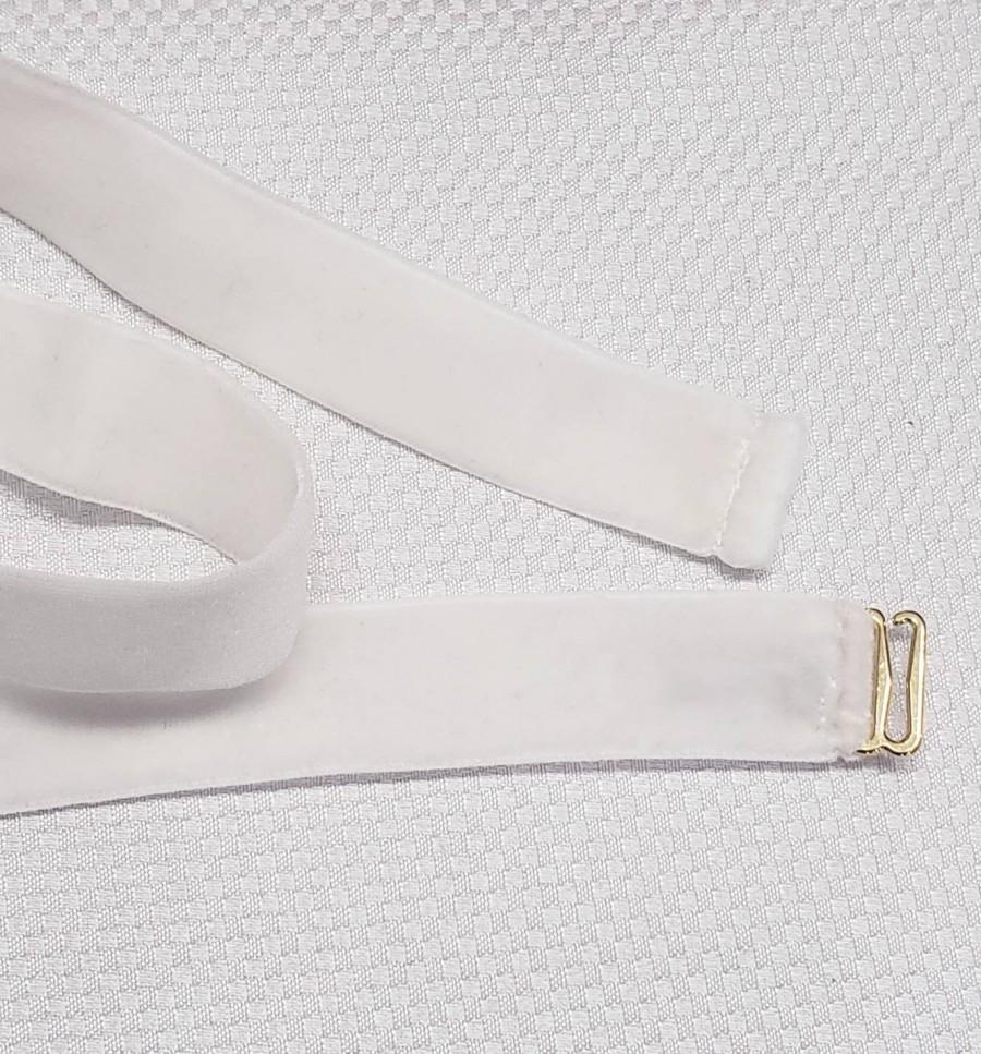 Hochzeit - Plain bridal belt, simple fitted velvet belt, elastic bridal belt