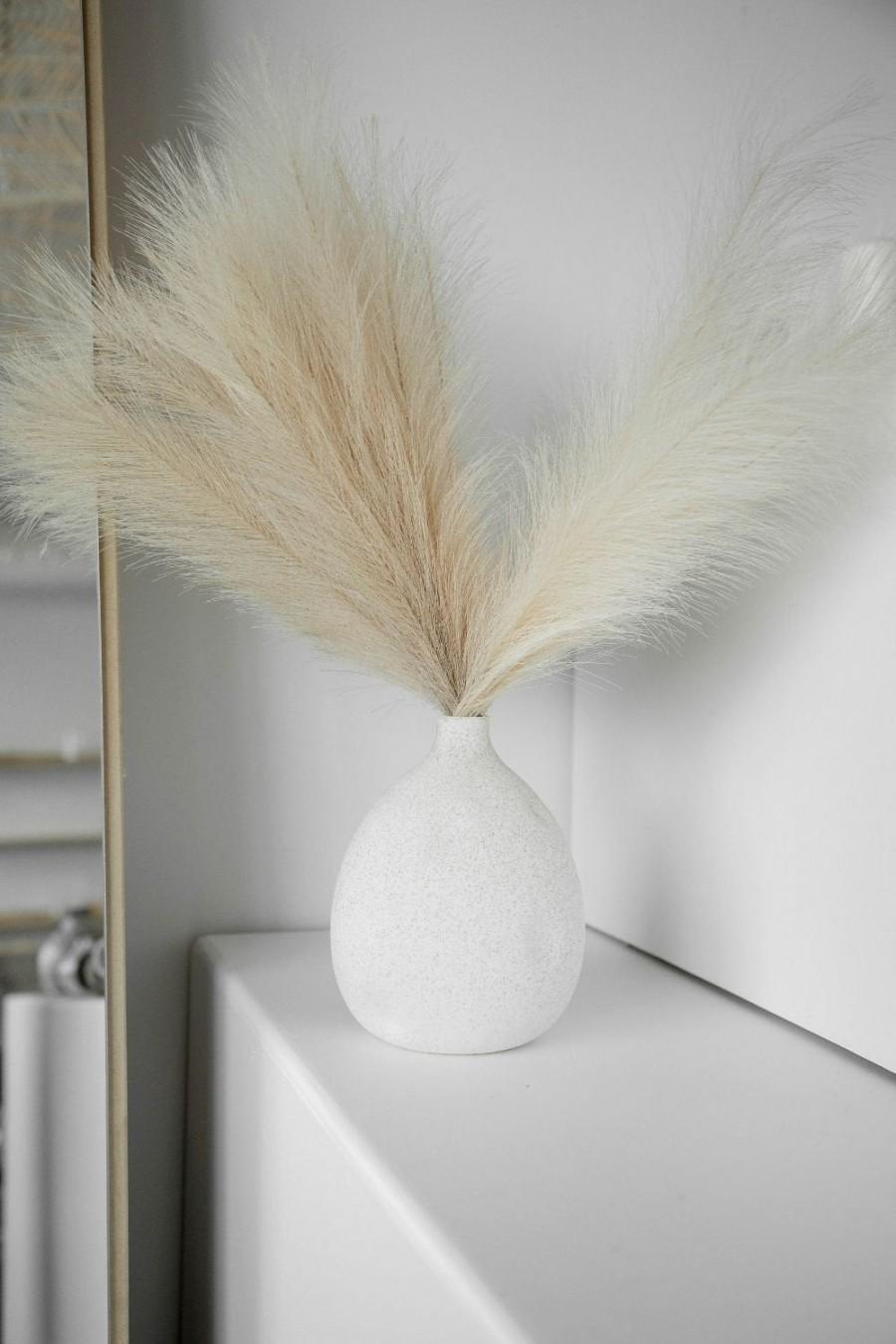 Mariage - Pampas Grass  Faux Small Faux ACCENT PIECES, Artificial By Luxe B Pampas Grass