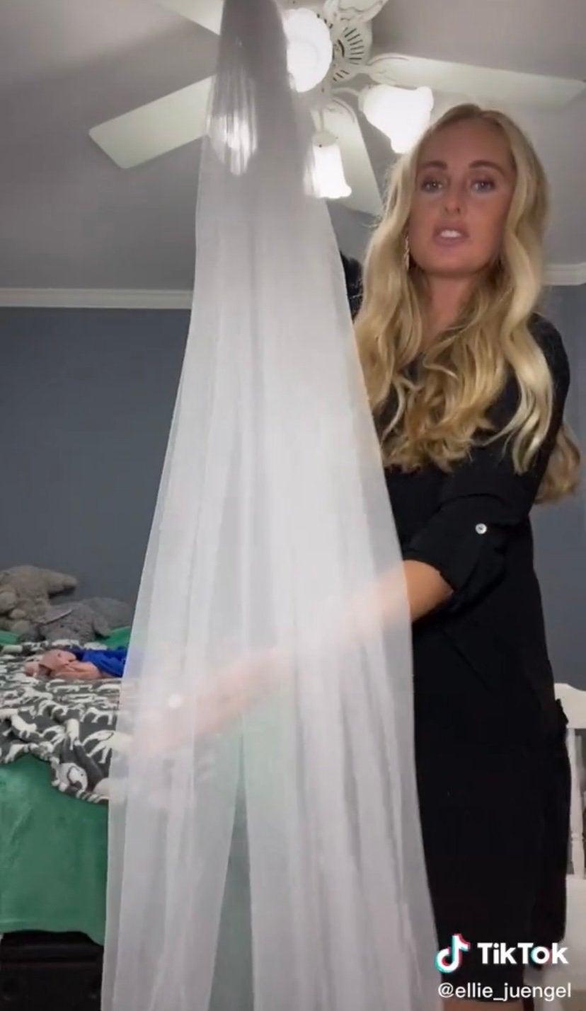 Wedding - Shimmery English Net Veil