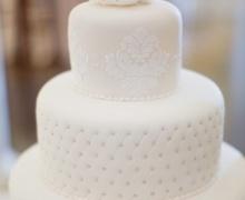 Свадьба - Великий спор торт: Помадка Vs. Buttercream