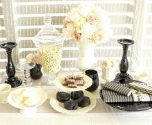 Mariage - Tableau Vintage Glamour Desserts