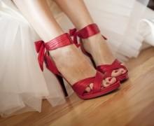 زفاف - الحديث الزفاف الأحمر سطحي