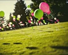 Свадьба - Вдохновленная: Воздушные шары в день свадьбы