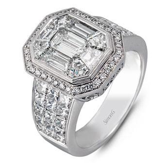 Mariage - Anneau de mariage de diamant de luxe