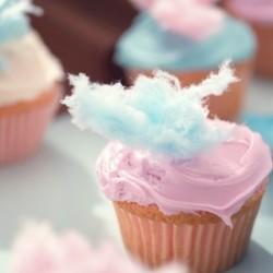 Mariage - Cupakes délicieux mariage faites maison avec Cotton Candy ♥ Unique Wedding Cupcakes