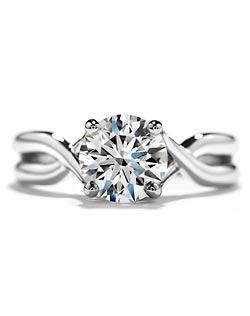 Свадьба - Luxry Алмазный Обручальное кольцо ♥ Идеальный Алмаз пасьянс кольцо