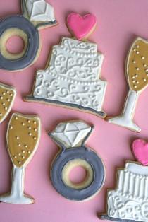 wedding photo -  Homemade Sugar Wedding Cookies