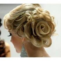 wedding photo - Breathtaking Wedding Rose Side Updo Hairstyle ♥ The Best Wedding Hairstyles 