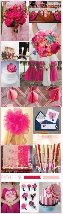wedding photo - Color Inspiration: Bright Pink