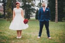 wedding photo - A Quirky & Homemade Budget Party Wedding