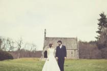 wedding photo - A Rustic & Homemade Countryside Tipi Wedding