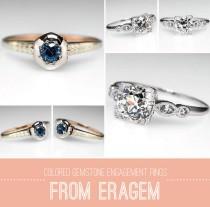 wedding photo -  Colored Gemstone Engagement Rings From Eragem