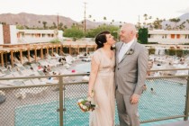 wedding photo - Palm Springs DIY Desert Wedding: Rob & Diana