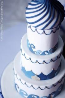 wedding photo - Russian Nautical Wedding Cake