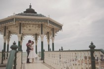 wedding photo - Blustery and Bright Brighton Wedding: Charlotte & Leo
