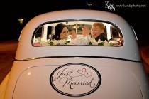 wedding photo - The Getaway Car!